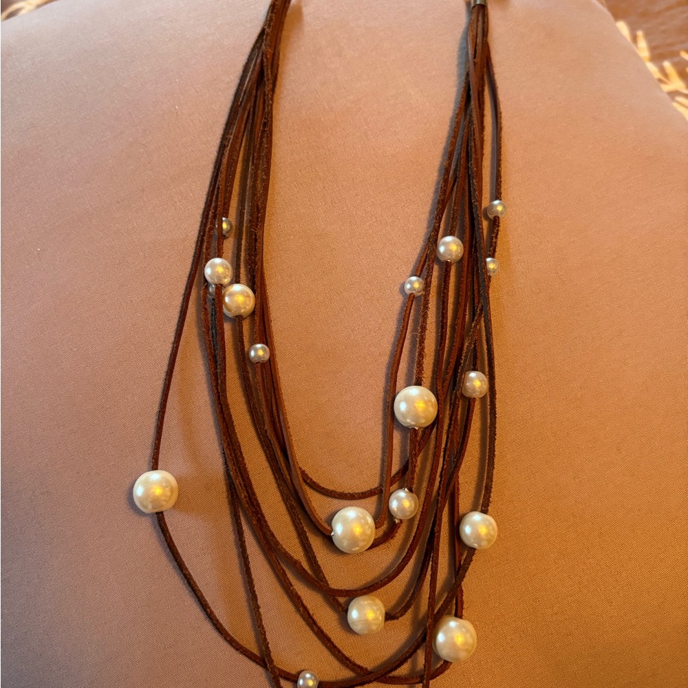 Elegant Multi-Strand Pearl Necklace
